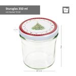12er Set Sturzglas 350 ml To 82 Weihnachtstraum Deckel incl. Rezeptheft_Bild_5