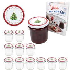 01-00080692-Sturz-TO82-Weihnachtstraum-Deckel-350er-12er-Set-Deko.jpg 12er Set Sturzglas 350 ml To 82 Weihnachtstraum Deckel incl. Rezeptheft_Bild_1