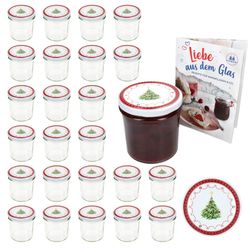 01-00080692-Sturz-TO82-Weihnachtstraum-Deckel-350er-25er-Set-Deko.jpg 25er Set Sturzglas 350 ml To 82 Weihnachtstraum Deckel incl. Rezeptheft_Bild_1