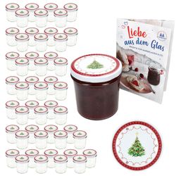 01-00080692-Sturz-TO82-Weihnachtstraum-Deckel-350er-50er-Set-Deko.jpg 50er Set Sturzglas 350 ml To 82 Weihnachtstraum Deckel incl. Rezeptheft_Bild_1