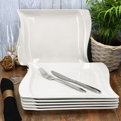 05-162578-MamboCat-Ivory-Speiseteller-Ambientebild-02.jpg 6er Set Speiseteller IVORY aus Porzellan für 6 Personen_Bild_5