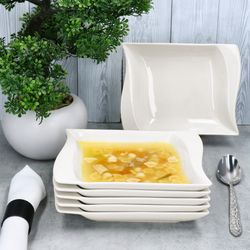 03-162578-MamboCat-Ivory-Suppenteller-Ambientebild-01.jpg 6er Set Suppenteller IVORY aus Porzellan für 6 Personen_Bild_3