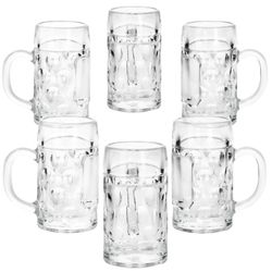 02-13218221S-Borgonovo-Mini-Masskrug-Schnapsglas-4cl-6er-Set.jpg 6er Set Mini-Maßkrug Schnapsglas 4cl aus Glas – 13218221S_Bild_2