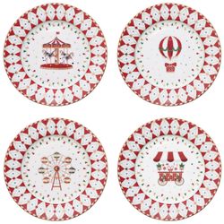 01-R1100-CHWO-Easy-Life-Christmas-Wonderland-Kuchenteller-19-2cm-4sort-4er-Set.jpg 4er Set CHRISTMAS WONDERLAND Kuchenteller + GESCHENKVERPACKUNG - R1100#CHWO_Bild_1