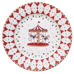 02-R1100-CHWO-Easy-Life-Christmas-Wonderland-Kuchenteller-19-2cm-Einzeln-Karussel.jpg 4er Set CHRISTMAS WONDERLAND Kuchenteller + GESCHENKVERPACKUNG - R1100#CHWO_Bild_2