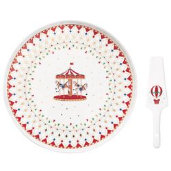 01-R1112-CHWO-Easy-Life-Christmas-Wonderland-Kuchenplatte-mit-Tortenheber.jpg CHRISTMAS WONDERLAND Kuchenplatte mit Tortenheber aus Porzellan - R1112#CHWO_Bild_1