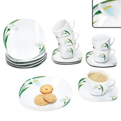01-02-163463-MamboCat-White-Calla-18tlg-Kaffeeservice-Deko.jpg 18tlg Kaffeeservice WHITE CALLA Porzellan für 6 Personen_Bild_1