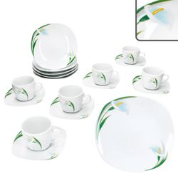 02-163463-MamboCat-White-Calla-18tlg-Kaffeeservice.jpg 18tlg Kaffeeservice WHITE CALLA Porzellan für 6 Personen_Bild_2