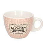 4er Set Retro Kitchen Espressotassen + Untertassen 80ml 2x Blau & 2x Rose - 66449 & 65770_Bild_3