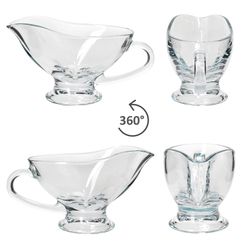 06-5145020-Van-Well-Sauciere-Gourmet-310ml-360-Grad-Ansicht.jpg 2er Set Sauciere Gourmet aus Glas 310ml - 5145020_Bild_5