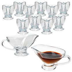 01-5145020-Van-Well-Sauciere-Gourmet-310ml-12er-Set-Deko.jpg 12er Set Sauciere Gourmet aus Glas 310ml - 5145020_Bild_1
