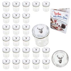 02-00081476-Sturz-TO82-Alois-Hirsch-Deckel-350er-25er-Set.jpg 25er Set Sturzglas 350 ml To 82 Alois Hirsch Deckel incl. Rezeptheft_Bild_2