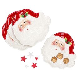 01-24306374-HIT-Santa-Gebaeckteller-4er-Set-Deko.jpg 4er Set Gebäckteller Santa - 24306374_Bild_1