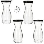 5 Liter geeicht aus Glas mit schwarzem Kunststoff-Deckel - 13172818S_Bild_4