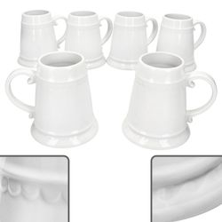02-Koessinger-Residenzkrug-weiss-6er-Set.jpg 5 Liter konisch Keramik_Bild_2