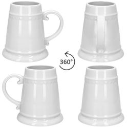 04-Koessinger-Residenzkrug-weiss-360-Grad-Ansicht.jpg 5 Liter konisch Keramik_Bild_4