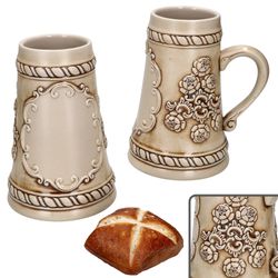 01-Koessinger-Ruhpolding-Krug-beige-braun-2er-Set-Deko.jpg 5 Liter beige-braun Keramik_Bild_1