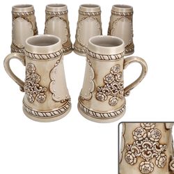 02-Koessinger-Ruhpolding-Krug-beige-braun-6er-Set.jpg 5 Liter beige-braun Keramik_Bild_2