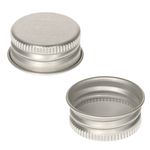 6er Set Geradhalsflasche 1000 ml + Schraubverschluss PP28 Silber_Bild_4