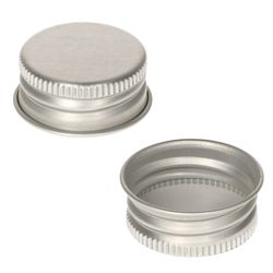 04-161828-Glaeser-und-Flaschen-Deckel-silber-PP28-Innen-Aussen-Ansicht.jpg 6er Set Geradhalsflasche 1000 ml + Schraubverschluss PP28 Silber_Bild_4