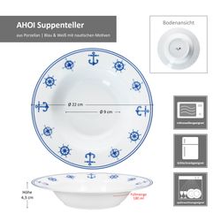06-163587-MamboCat-Ahoi-Suppenteller-Bemssung.jpg 6er Set AHOI Suppenteller für 6 Personen aus Porzellan_Bild_7