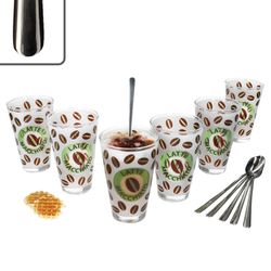 01-0037927-747-310-Justinus-Ritzenhoff-Cremona-gruen-Style-Art-12tlg-Set-Deko.jpg 12tlg Latte Macchiato Set - 6x CREMONA Gläser grün + 6x STYLE ART Latte Macchiato Löffel - 0806182 & 747-310_Bild_1