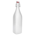 12er Set Glasflaschen Serie Swing Frosted mit Bügelverschluss 1L_Bild_3