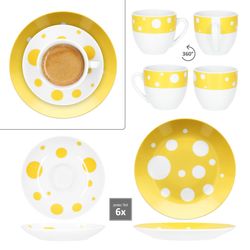 04-163157-3-4-5-MamboCat-PULA-GELB-18tlg-Kaffeeservice-alle-Teile.jpg 18tlg Kaffeeservice PULA GELB Porzellan für 6 Personen_Bild_4