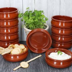 03-99515-Arte-Regal-Berlin-Cazuela-bauchig-15cm-Ambientebild-12er.jpg 12er Set Cazuela Tonschale Berlin bauchig 15cm - 99515_Bild_2
