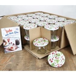 00082291-Sturz-TO82-Wald-Erdbeeren-Deckel-past-230er-Karton-mit-Heft.jpg 40er Set Sturzglas 230 ml To 82 Wald-Erdbeeren Deckel incl. Rezeptheft_Bild_7
