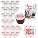 40er Set Sturzglas 230 ml To 82 Mit Liebe gemacht Deckel incl. Rezeptheft_Bild_1