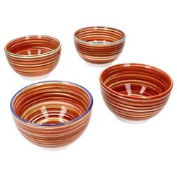 02-24325713-HIT-LINEA-Mueslischalen-4er-Set.jpg 4er Set LINEA Müslischalen für 4 Personen aus Steingut - 24325713_Bild_2