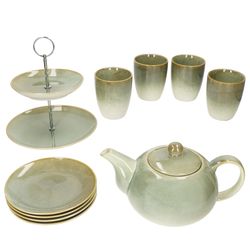 02-24303284-HIT-Scones-Gruen-10tlg-Teeset.jpg 4x Becher & 4x Teller - 24303284_Bild_2