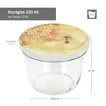 100er Set Sturzglas 230 ml To 82 Honig-Deckel incl. Rezeptheft_Bild_5