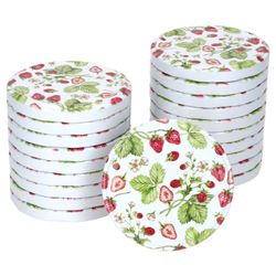 01-Sturz-Deckesets-TO82-Wald-Erdbeeren.jpg 20er Deckel-Set TO 82 Wald-Erdbeere passend für 230ml/350ml/435ml Gläser_Bild_1