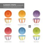 6er Set SUMMER STRIPES Müslischalen für 6 Personen aus Steingut - 24325618_Bild_4