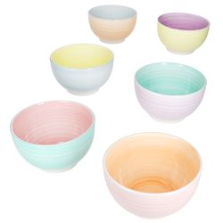 02-24326222-HIT-Pastello-Mueslischalen-6er-Set.jpg 6er Set PASTELLO Müslischale für 6 Personen aus Steingut - 24326222_Bild_2