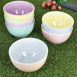 03-24326222-HIT-Pastello-Mueslischalen-Ambientebild-01.jpg 6er Set PASTELLO Müslischale für 6 Personen aus Steingut - 24326222_Bild_3