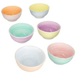 02-24326217-HIT-Pastello-Snack-und-Dipschale-6er-Set.jpg 6er Set PASTELLO Snack- & Dip-Schale für 6 Personen aus Steingut - 24326217_Bild_2