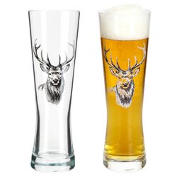 02-164014-MamboCat-Alois-Hirsch-Weizenbierglas-2er-Set.jpg 2er Set Weizenbierglas Alois - 167727123M_Bild_2