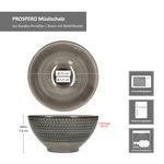 6er Set PROSPERO Müslischale braun für 6 Personen aus Porzellan - 593338_Bild_7