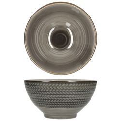 04-593338-Maeser-Prospero-Schale-14-5cm-Einzeln-Gesamt.jpg 6er Set PROSPERO Müslischale braun für 6 Personen aus Porzellan - 593338_Bild_4