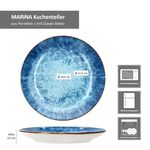 6er Set MARINA Kuchenteller für 6 Personen aus Porzellan - 24324269_Bild_7