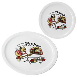 01-163426-MamboCat-Mario-33cm-Pizzateller-2er-Set.jpg 5 cm mit Küchenchef-Dekor - 163426_Bild_1
