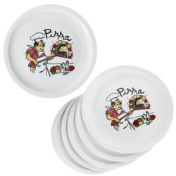 01-163426-MamboCat-Mario-33cm-Pizzateller-6er-Set.jpg 5 cm mit Küchenchef-Dekor - 163426_Bild_1