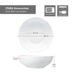 06-90407-Arte-Regal-Stabil-Ramenschale-Bemassung.jpg 2er Set STABIL Ramenschale Ø 21 cm weiß aus Porzellan – 90407_Bild_7
