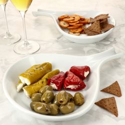 03-86497-Arte-Regal-Stabil-Antipastiloeffel-Ambientebild-01.jpg 2er Set STABIL Antipastilöffel mit Griff L30cm weiß aus Porzellan - 86497_Bild_3