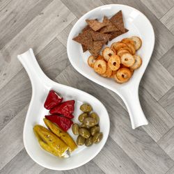 05-86497-Arte-Regal-Stabil-Antipastiloeffel-Ambientebild-02.jpg 2er Set STABIL Antipastilöffel mit Griff L30cm weiß aus Porzellan - 86497_Bild_6