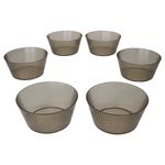 6er Set ToGo kleine Schale Grau aus Kunststoff - 10491_Bild_2