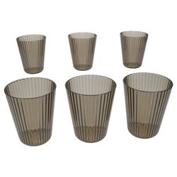 02-10490-Arte-Regal-ToGo-Wasserglaeser-Kunststoff-grau-6er-Set.jpg 6er Set ToGo Wassergläser Grau aus Kunststoff - 10490_Bild_2